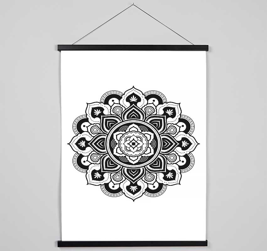 Mandala 2 Hanging Poster - Wallart-Direct UK