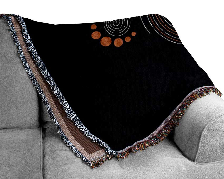 Aboriginal Pattern 12 Woven Blanket