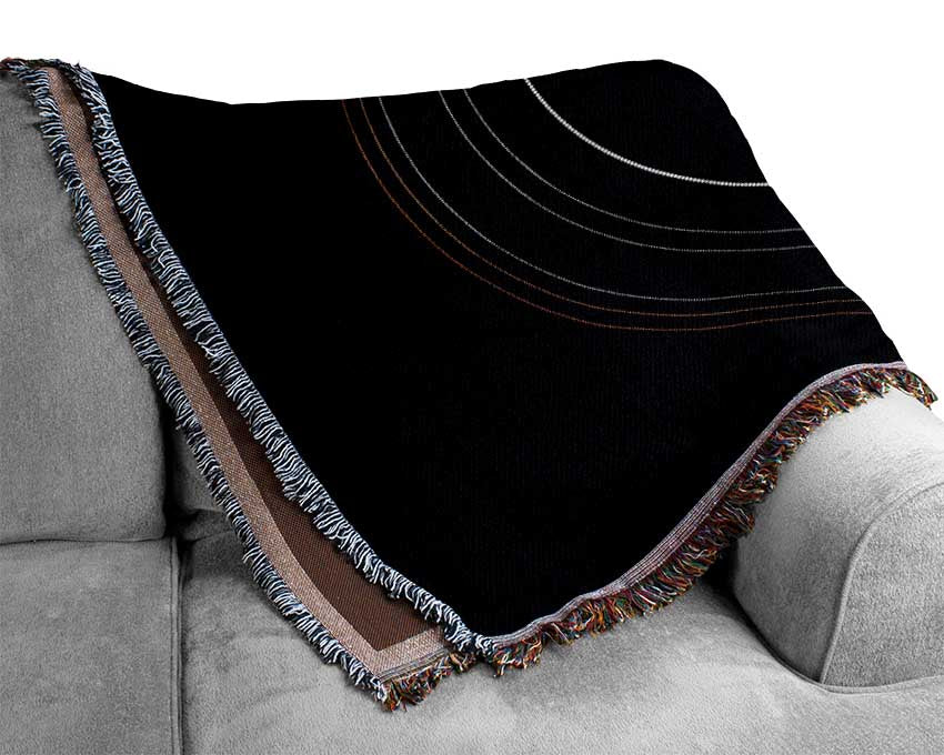 Aboriginal Kangaroo 2 Woven Blanket