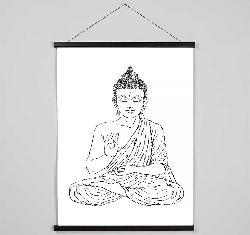 Buddha 12 Hanging Poster - Wallart-Direct UK