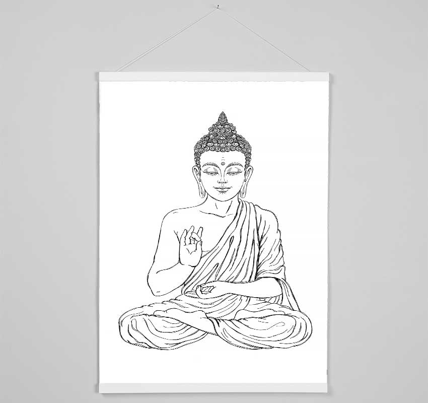 Buddha 12 Hanging Poster - Wallart-Direct UK