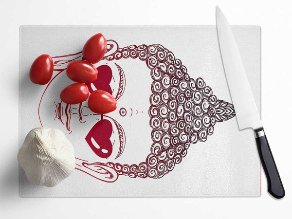 Buddha 14 Glass Chopping Board