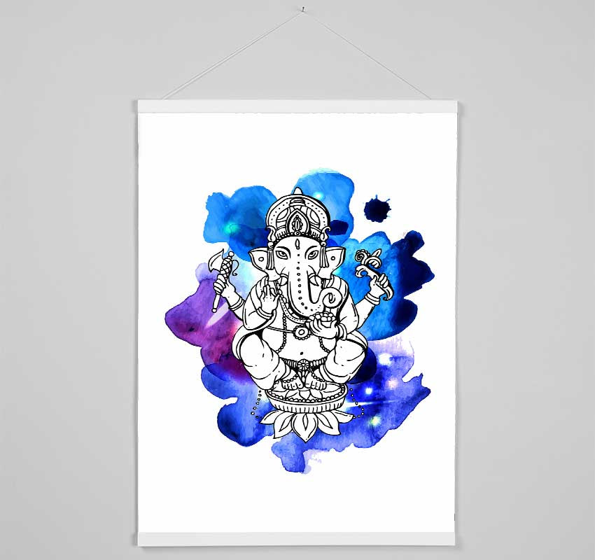 Hindu God Ganesha 5 Hanging Poster - Wallart-Direct UK