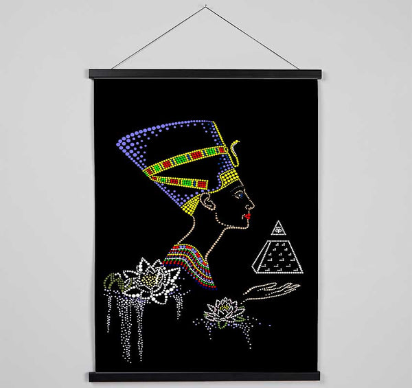 Egyptian Nefertiti Hanging Poster - Wallart-Direct UK