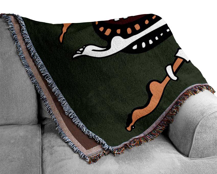 African Tribal Art 16 Woven Blanket