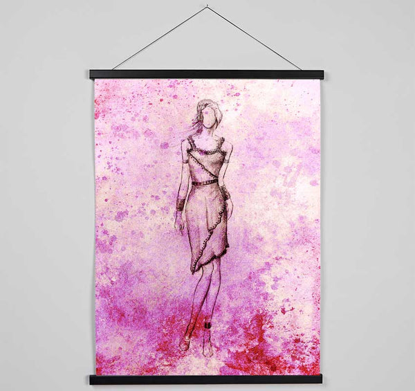 Pink Is In Hanging Poster - Wallart-Direct UK