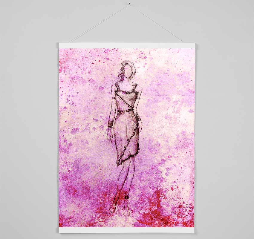 Pink Is In Hanging Poster - Wallart-Direct UK