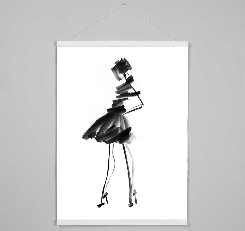 Little Black Dress Hanging Poster - Wallart-Direct UK