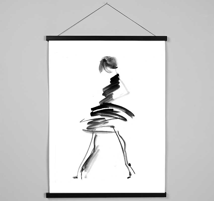 Little Black Dress 2 Hanging Poster - Wallart-Direct UK