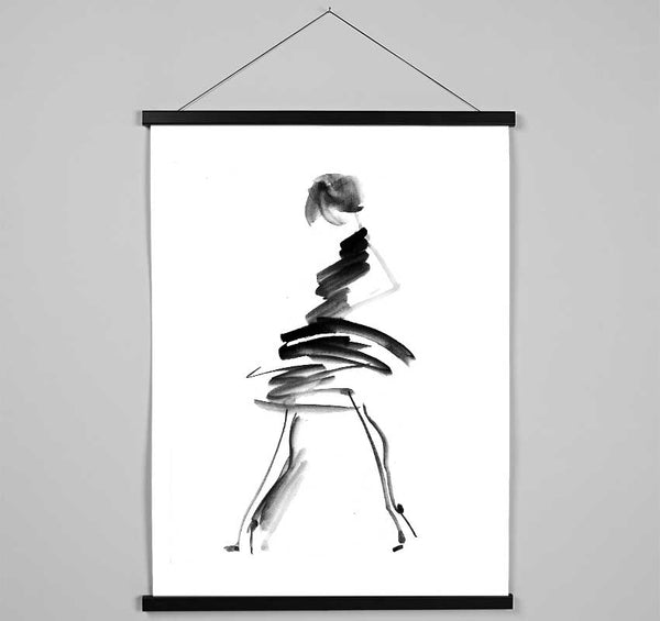 Little Black Dress 2 Hanging Poster - Wallart-Direct UK