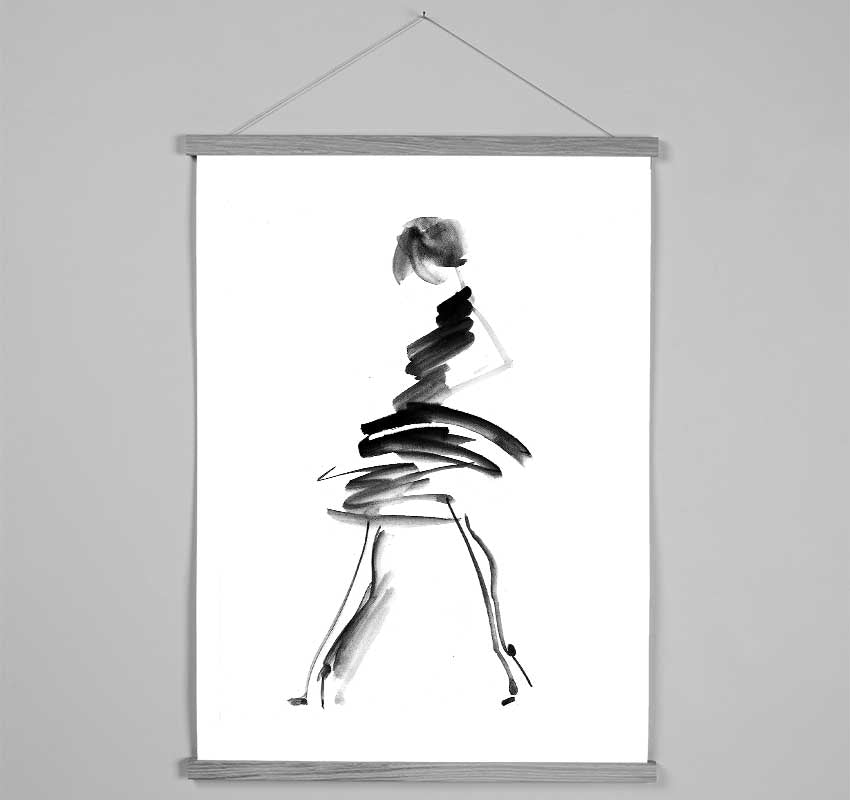 Little Black Dress 2 Hanging Poster - Wallart-Direct UK