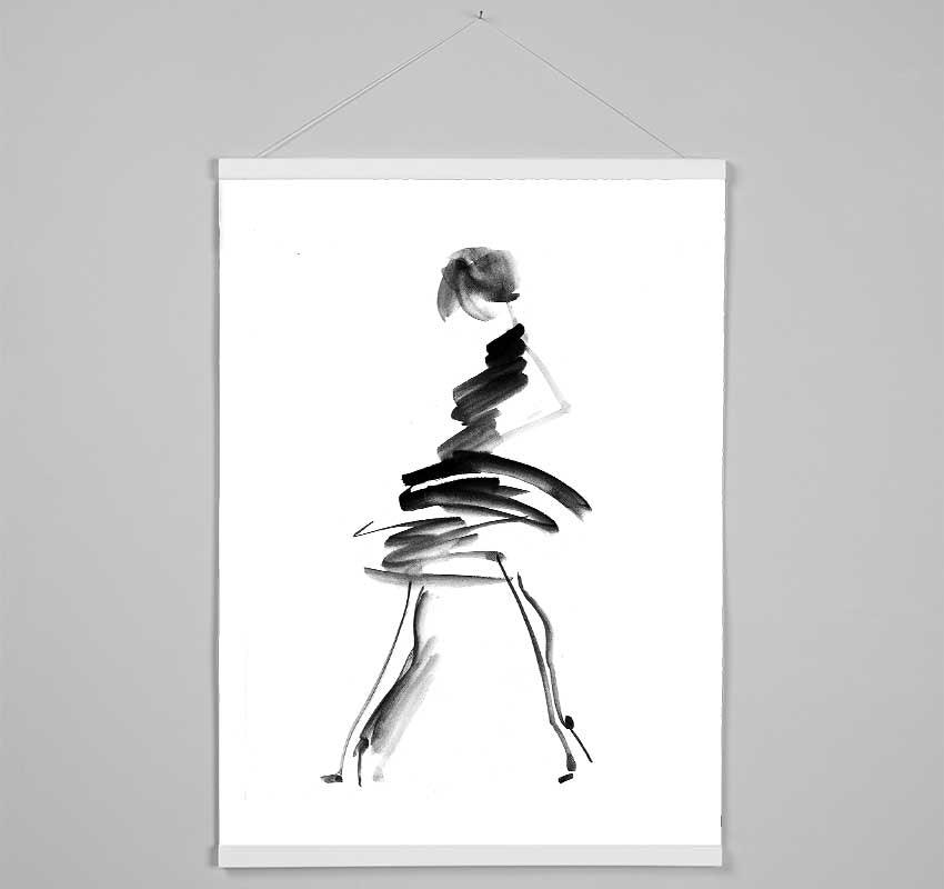 Little Black Dress 2 Hanging Poster - Wallart-Direct UK