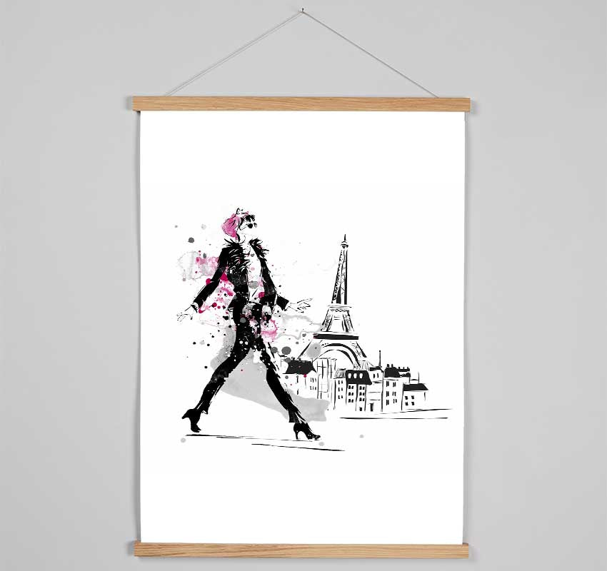 Paris Elegance Hanging Poster - Wallart-Direct UK