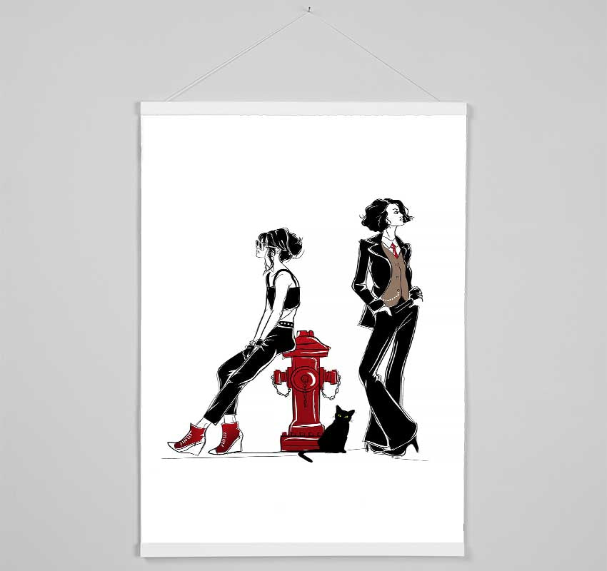 Funky Women Hanging Poster - Wallart-Direct UK