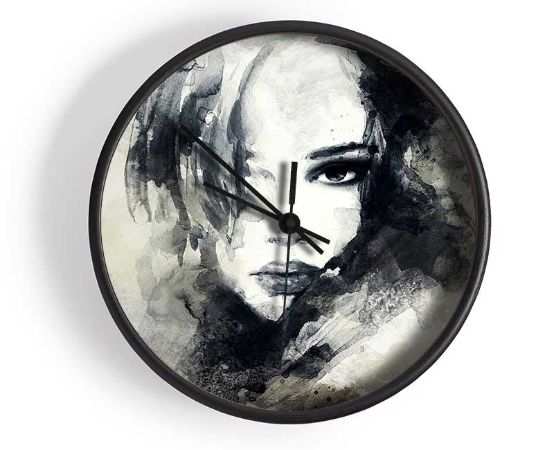 Beauty And Style Clock - Wallart-Direct UK