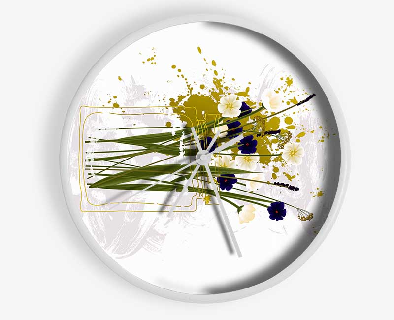 Vase Absract Clock - Wallart-Direct UK