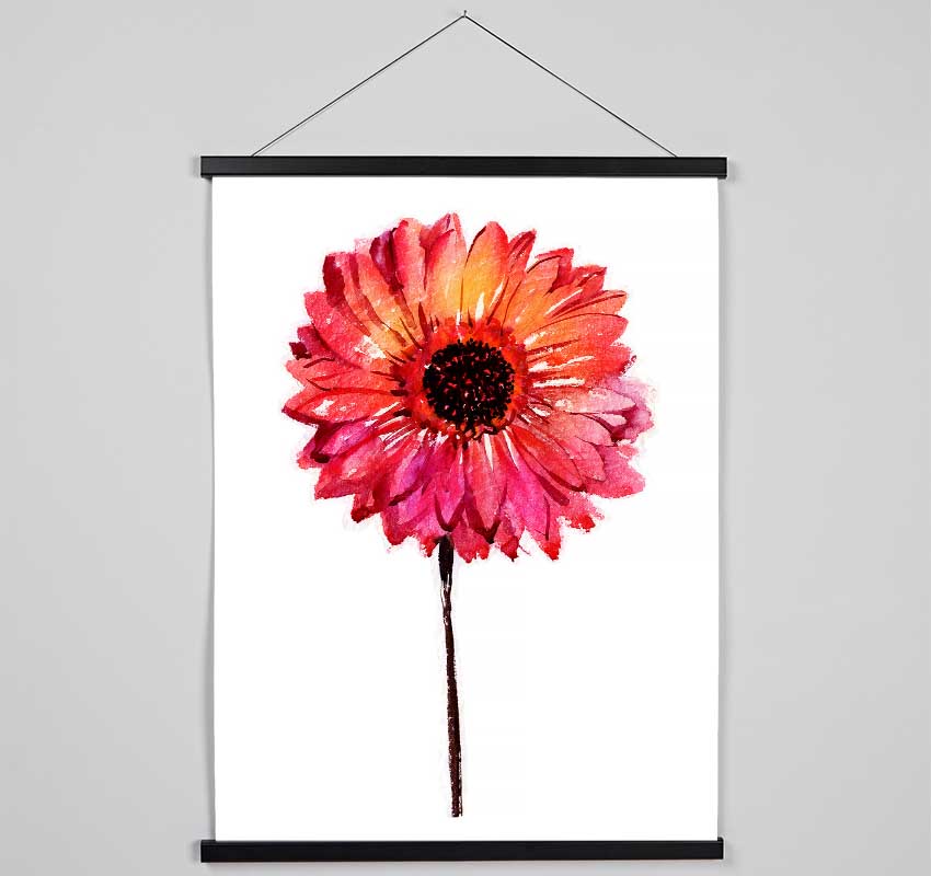 Gerbera pinks Hanging Poster - Wallart-Direct UK