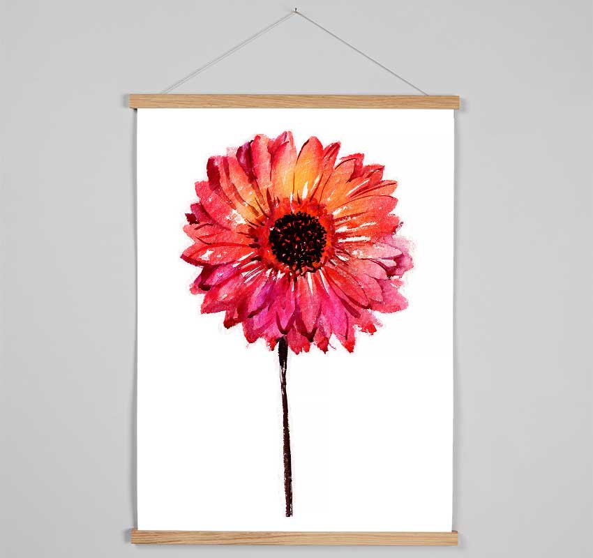 Gerbera pinks Hanging Poster - Wallart-Direct UK