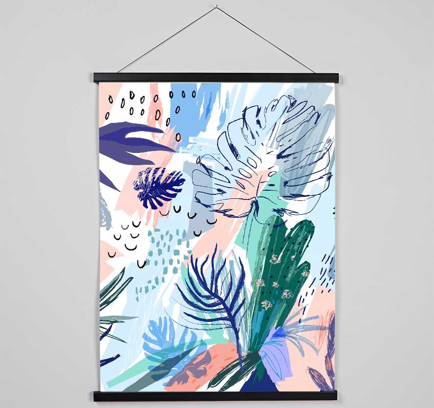 Jungle Abstract Hanging Poster - Wallart-Direct UK