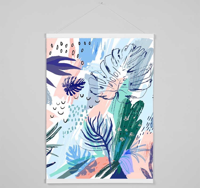 Jungle Abstract Hanging Poster - Wallart-Direct UK