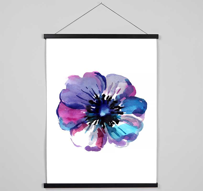 Psychedelic Flower Head Hanging Poster - Wallart-Direct UK