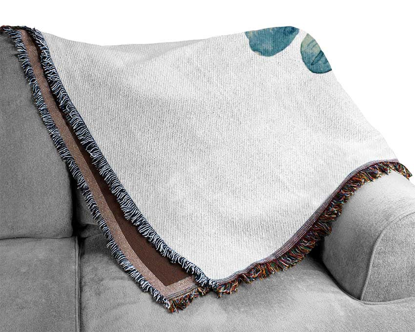 Gentle Leaves Woven Blanket