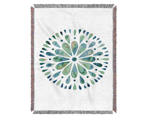 Petal Pattern Woven Blanket