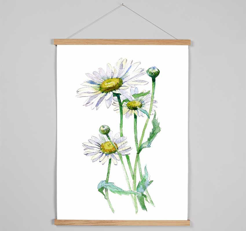 Daisy Center Hanging Poster - Wallart-Direct UK