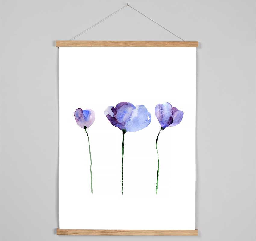 Periwinkle Before The Bloom Hanging Poster - Wallart-Direct UK