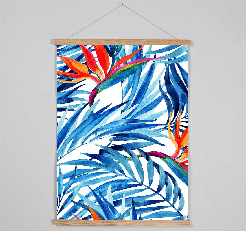 Bird Of Paradise Hanging Poster - Wallart-Direct UK