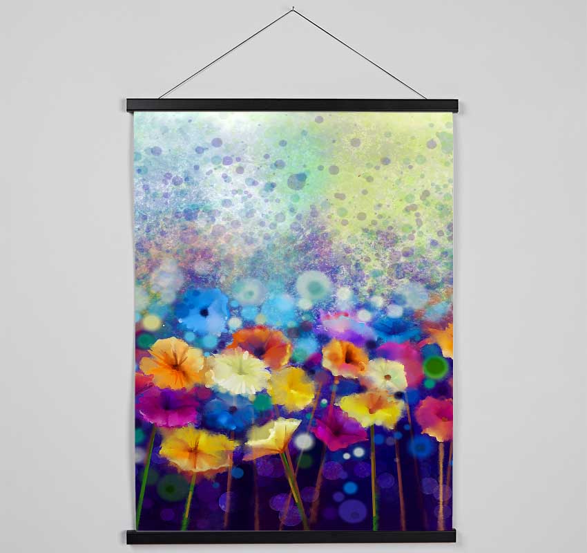 Eye Of The Petals Hanging Poster - Wallart-Direct UK