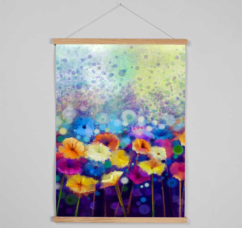 Eye Of The Petals Hanging Poster - Wallart-Direct UK