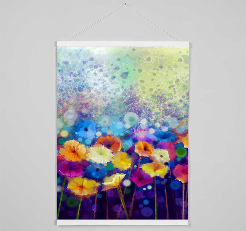 Eye Of The Petals Hanging Poster - Wallart-Direct UK