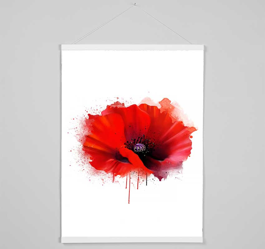 Poppy Melt Hanging Poster - Wallart-Direct UK