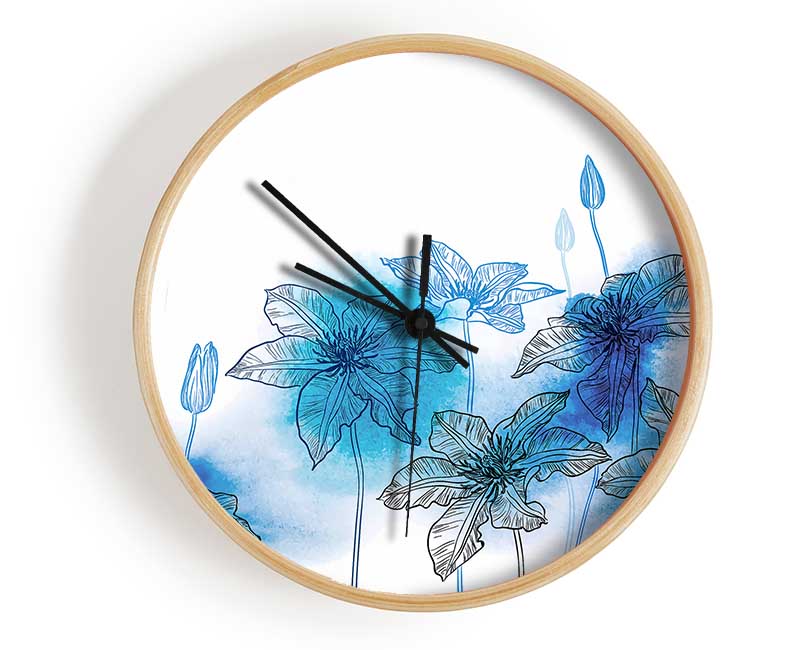 Just Blues Clock - Wallart-Direct UK