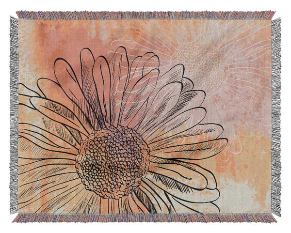 Summer Daisies Woven Blanket