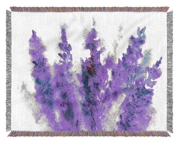 Larkspur Beauty Woven Blanket