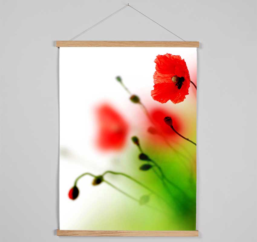 Poppy Whisper Hanging Poster - Wallart-Direct UK