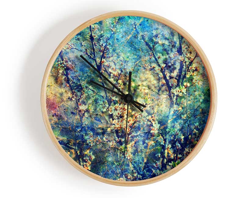 Cherry Tree Illusion Clock - Wallart-Direct UK