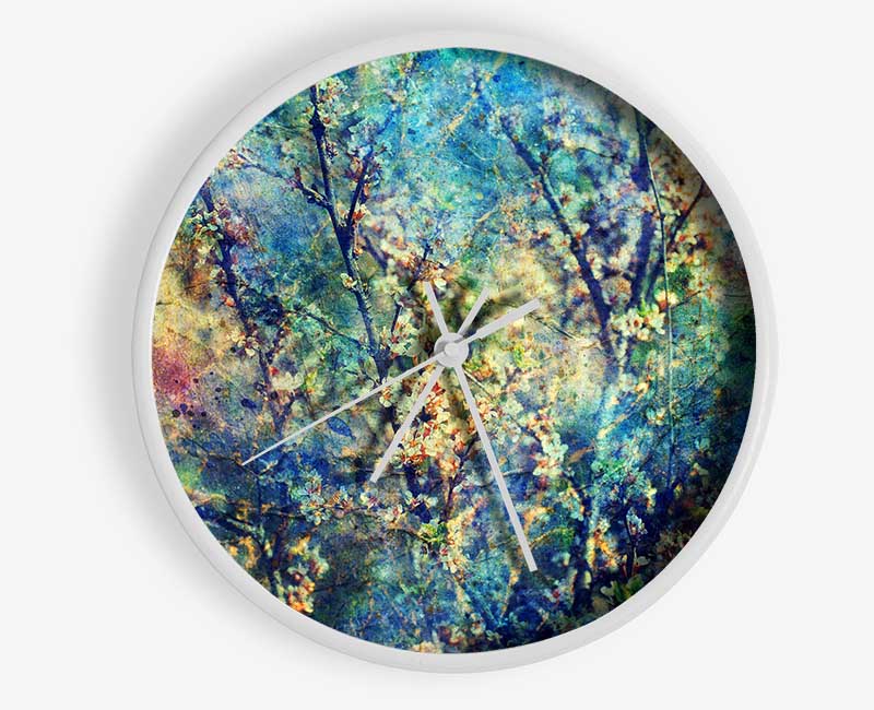 Cherry Tree Illusion Clock - Wallart-Direct UK