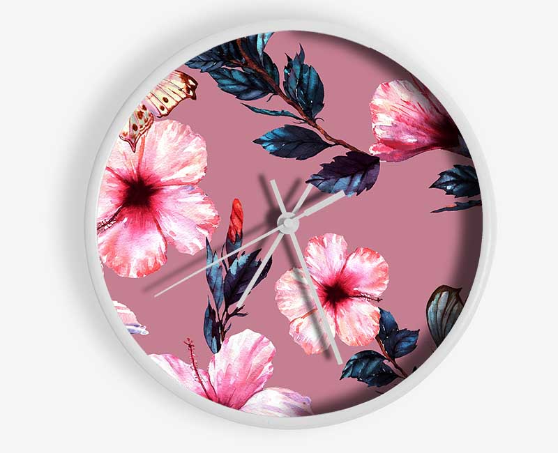 Butterfly Wonder Clock - Wallart-Direct UK