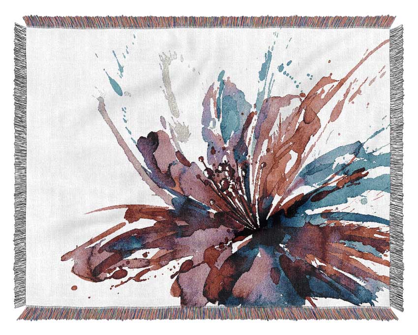 Lily Splash Woven Blanket