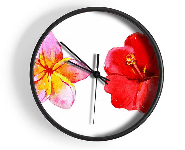 Amaryllis Beauty Clock - Wallart-Direct UK