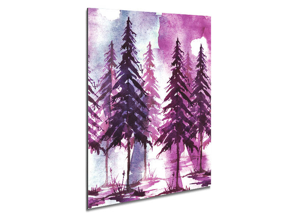 Purple Tree Line