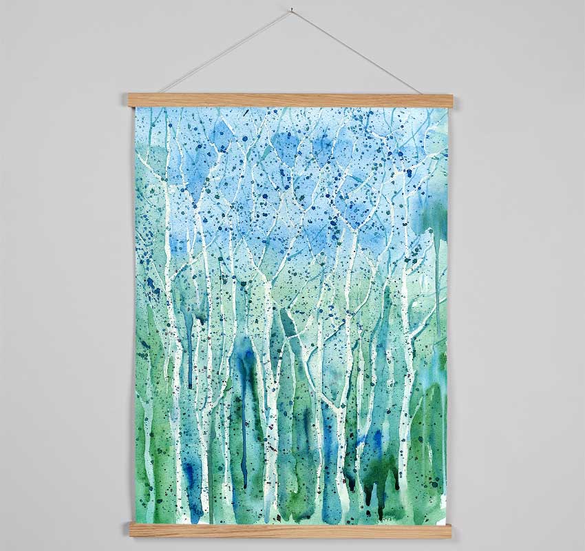 Tree Splash Hanging Poster - Wallart-Direct UK