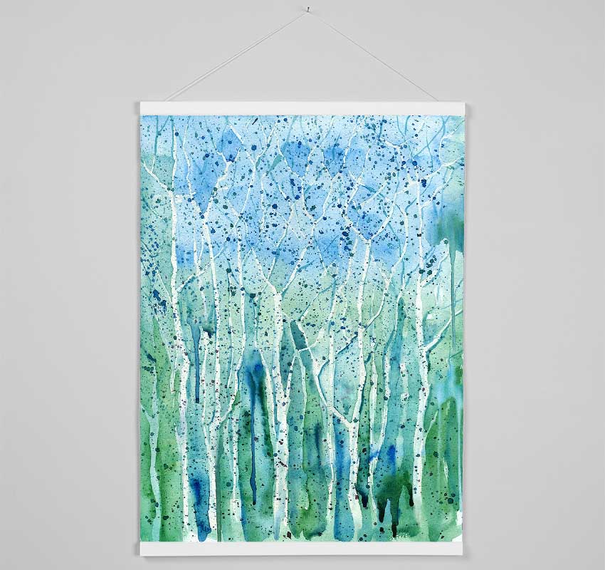 Tree Splash Hanging Poster - Wallart-Direct UK