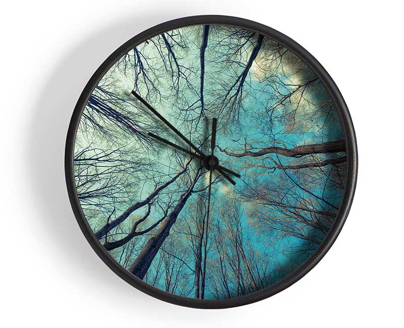 Sky Of Trees Clock - Wallart-Direct UK