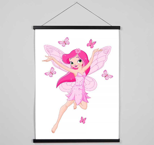 Butterfly Fairy Hanging Poster - Wallart-Direct UK