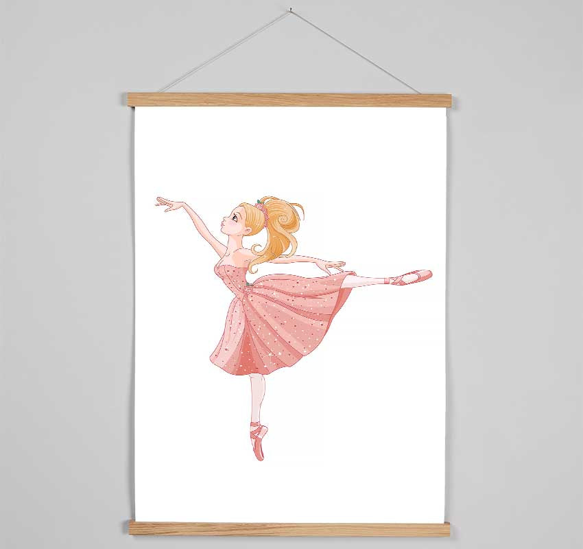 Elegant Ballerina Hanging Poster - Wallart-Direct UK