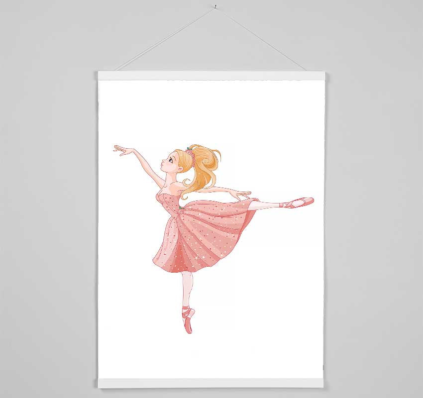 Elegant Ballerina Hanging Poster - Wallart-Direct UK